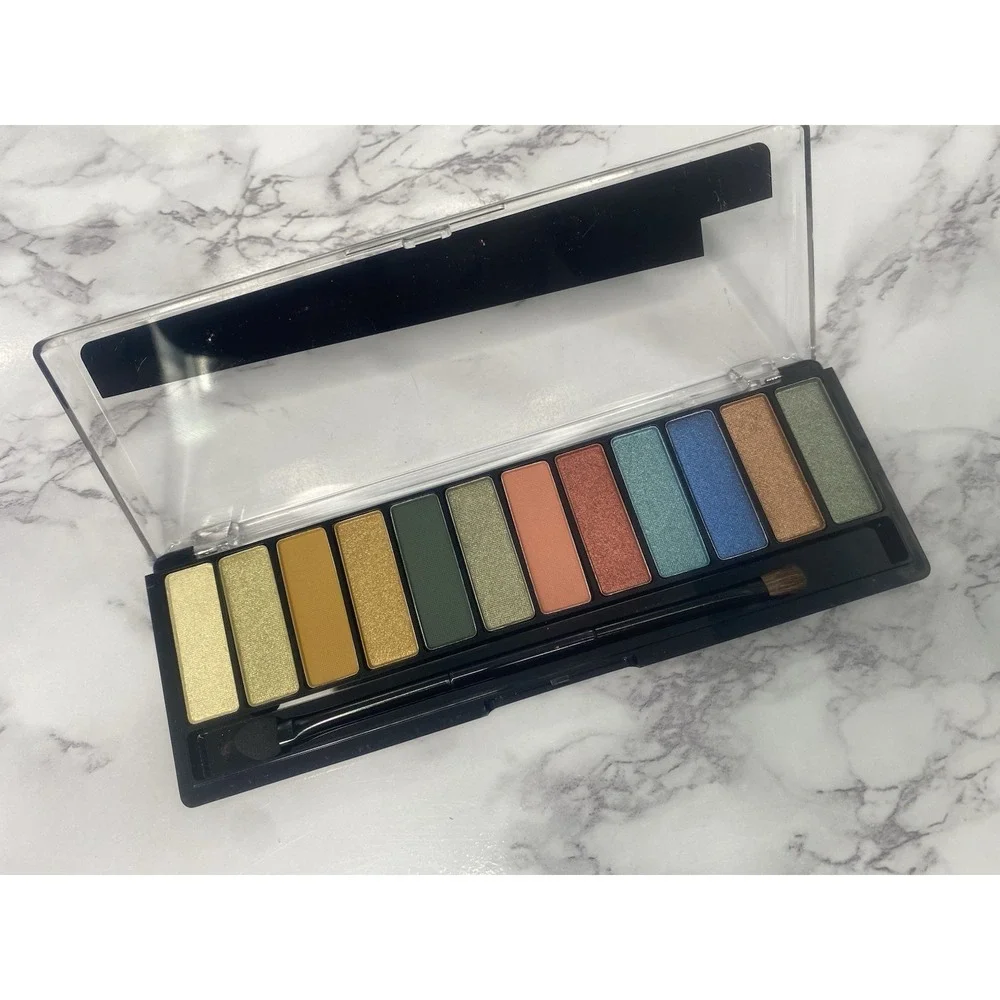 Rimmel Magnif'eyes Jewel Rocks Eyeshadow Palette Yellow Gold‎ Green